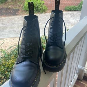 Dr. Martens 1460 8 Eye Smooth Leather Boots Black